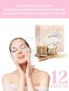 ROOMY CHIC Set Jabón en Barra de Arroz Tailandés Blanqueador Cuerpo Cara White Rice Aclarador Exfolia Quita Manchas Acné Manchas Solares Marca Minimiza Poros Exfolia Espinillas y Puntos Negros Ducha del baño Jabones De Arroz Jabón Aclarante Hidratante Tailandés Para Cuerpo Cara y Manos Limpieza profunda Belleza & Salud Cuidado personal Ducha del baño Jabones - Beis - Ver 3