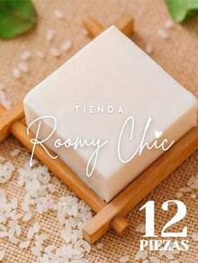 ROOMY CHIC Set Jabón en Barra de Arroz Tailandés Blanqueador Cuerpo Cara White Rice Aclarador Exfolia Quita Manchas Acné Manchas Solares Marca Minimiza Poros Exfolia Espinillas y Puntos Negros Ducha del baño Jabones De Arroz Jabón Aclarante Hidratante Tailandés Para Cuerpo Cara y Manos Limpieza profunda Belleza & Salud Cuidado personal Ducha del baño Jabones - Beis - Ver 6