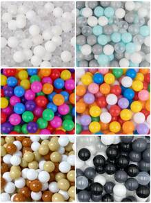 30 piezas de bolas de plástico resistentes a la presión de 2.17 pulgadas/5.5 cm de colores para piscina de bolas de niños pequeños, parque infantil, tienda de campaña, decoración de fiestas de cumpleaños - suaves y seguras, perfectas para fiestas, parques infantiles y piscinas