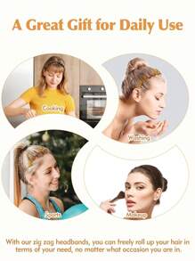 1/3 chiếc băng đô đơn giản có răng chống trượt dành cho nam và nữ để rửa mặt và trang điểm, ép tóc, kẹp tóc mái rộng màu đen mờ của người nổi tiếng trên Internet, kẹp tóc, phụ kiện tóc, phù hợp với phụ nữ tóc dày và xoăn, sử dụng hàng ngày dây buộc chặt, dây buộc tóc, dụng cụ làm tóc, phụ kiện - Xem 2