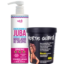 Curling Kit Widi Care Leave-In Cream 500g + Morte Subita Moisturizing Mask 450g Lola Cosmetics - 彩色 - 查看 1