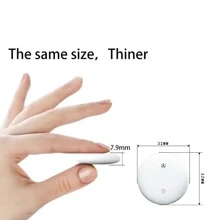 100% Waterproof Anti Lost Bluetooth Air Tracker, Smart Tag GPS Wireless Locator Tracking Device, Item Finder For Kids, Vehicles,Keys, Wallet, Luggage,Backpack, Pets And More, Replaceable Battery, With A Free Lanyard Use With Phones And Tablets(IOS Only),Open " Find My" And Connect To Use It - Multicolor - View 3