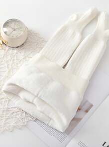 1 Peça/Pacote Meia-calça Grossa Forrada Termicamente para Crianças, Meias Térmicas para Meninas/Meninos, Outono/Inverno