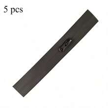 5 chiếc khóa kéo nylon chống thấm nước nhiều màu size 3, đầu khóa kéo có thể đảo ngược với túi - màu đen - Xem 9