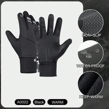 Kyncilor 1 Pair Of Gray And Black Outdoor Sports Style Warm Reflective Gloves For Men And Women In Winter, With A Reflective Strip Design On The Back Of The Hand, Reflective Riding Gloves At Night, Thick Shock-Absorbing And Anti Slip Palm Pad, Two Finger Touch Screen Gloves, Soft And Wear-Resistant Fabric Suitable For Fitness, Running, Weightlifting, Volleyball, Badminton, Skiing, Cycling, Mountain Climbing, Dancing, Outdoor Camping, Fishing, Electric Bike, Thick Windproof Gloves - Multicolor - View 10