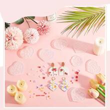 1pc Mini Silicone Polymer Clay Mold For Jewelry Earring Making, Cutter