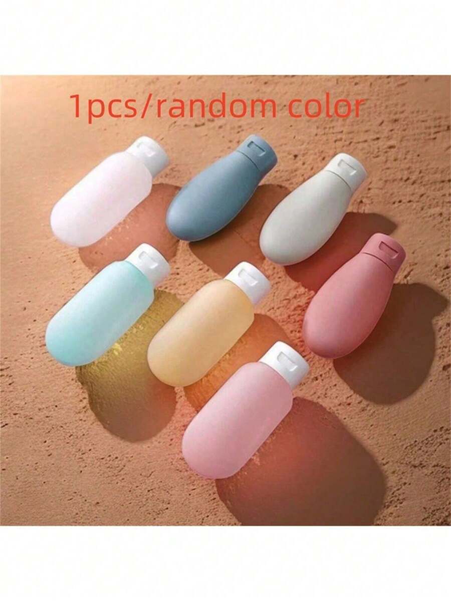 7 Pcs 60ML Refillable Silicone Travel Bottles Set Leak Proof And