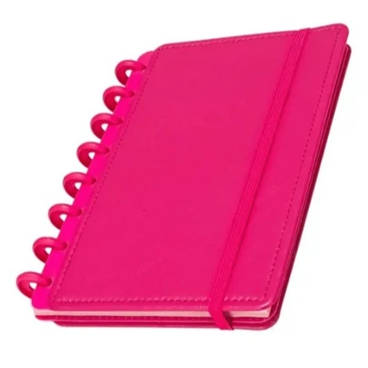 Caderno Inteligente Pequeno A5 Com Disco Folhas Pautadas Papelaria Fofa Colors