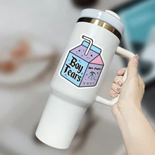 1 miếng dán hình nước mắt của cậu bé - Thiết kế Pastel Goth - Hoàn hảo cho máy tính xách tay, bình thủy tinh , v.v. - Miếng dán vinyl đáng sợ, dễ thương và chống ngày lễ tình nhân - Và chủ đề Smash - Chất lượng cao và bền - Nhiều màu - Xem 3