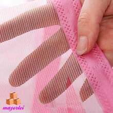 Mosquitera magnética para puerta, cortina de Material de poliéster, Textiles para el hogarMosquitera magnética para puerta, cortina de Material de poliéster, Textiles para el hogar - Verde - Ver 6