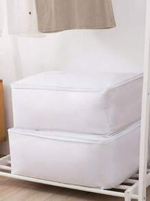 1 Piece /2 Pieces Optional Of EVA Visible Clothes And Quilt Storage Box, Drawer-Type Organization Bag, Dust-Proof And Moisture-Proof Luggage Bag, Three Specifications: S/M/L Dress Pants Shoes Jeans Boots Skirtbedroom,Organizer,Organiser,Home Storage,White T Shirt Women,Black Pants Women,Ladies Winter Clothes,Dress,Winter Clothes For Ladies,Elegant Woman Dresses,White Shirt For Ladies,Long Sleeve,White Jumpsuit For Women,Spring Dresses For Women,Spring Outfits For Women,Spring,Spring Clothes,Minimalist,Summer Tops - White - View 4