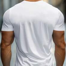 Men's Paris T-Shirt Launch 100% Cotton Shirt 30.1 Combed - 白色 - 查看 2