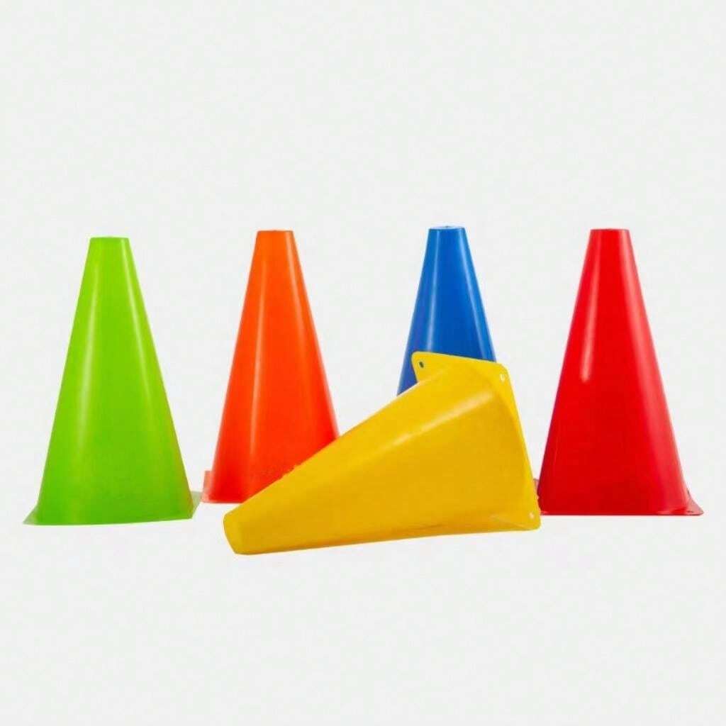 Football Cones, Bike Obstacle Course Cones, Plastic Traffic Cones ... image.