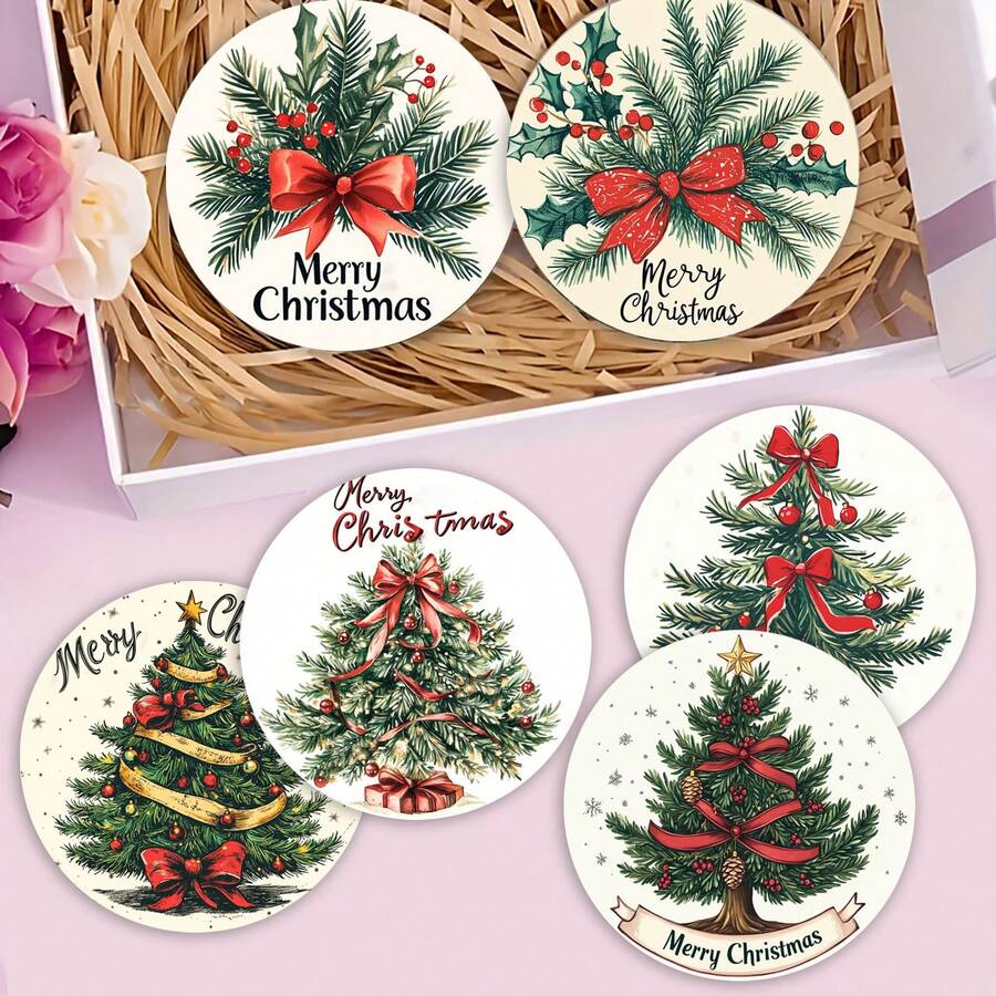 1 bộ/4 cái/6 cái Bộ đế lót ly bằng bùn diatomit hình cây thông Noel - Đế lót ly cốc, Đế lót ly cà phê - Lý tưởng để trang trí nhà cửa và nhà hàng, Quà tặng sinh nhật hoặc ngày lễ đẹp mắt, Trang trí bàn, Khay đựng đồ nội thất gia đình, Trang trí ngày lễ, Trang trí phòng, Trang trí nhà cửa, Trang trí văn phòng, Trang trí tiệc theo chủ đề, Trang trí Giáng sinh - Nhiều màu - Xem 1