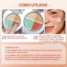Sace Lady Bases De Maquillaje Corrector 4 Tono Impermeable - 01 - Ver 6