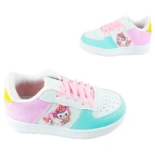 Tenis Para Niñas Con Lindo Diseño De Unicornio Calzado Deportivo Con Suela Cosida Estilo Moderno Y Casual 037-BMLU - Blanco - Ver 3