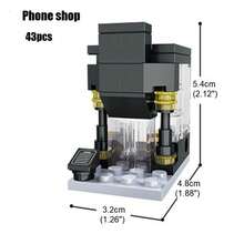 Bloques de construcción de escenas callejeras de la serie de la ciudad DIY, tiendas y edificios - Multicolor - Ver 8