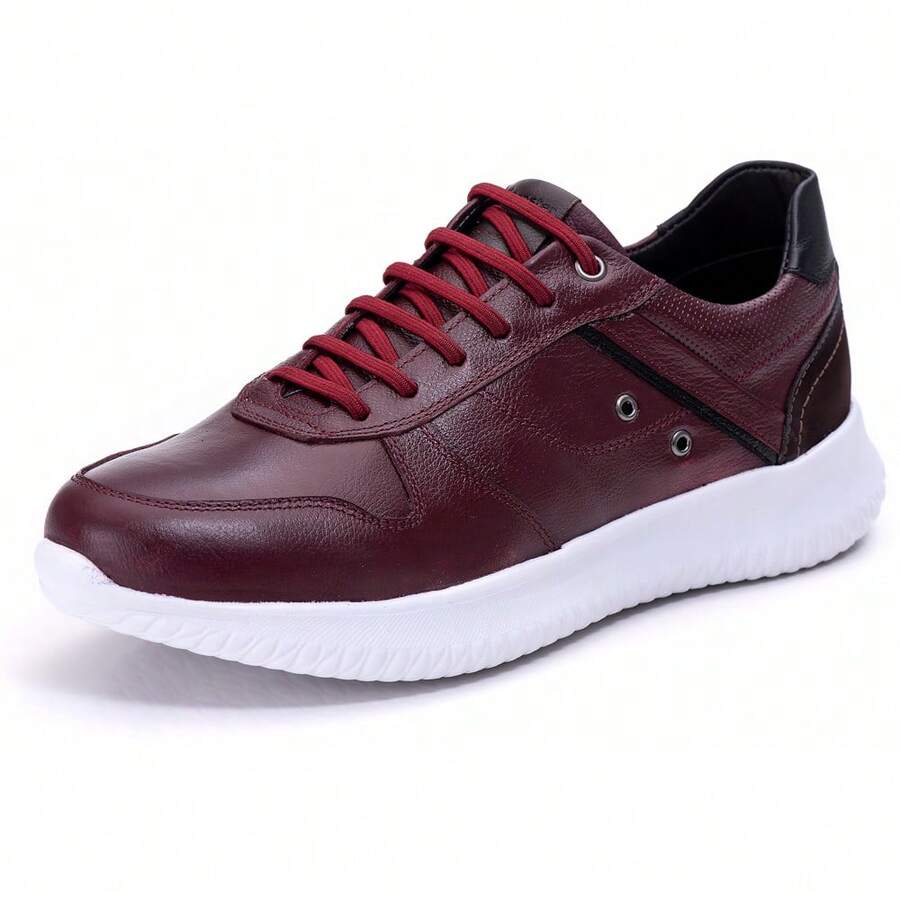 Men's Casual Sneakers Comfort And Practicality For Everyday Life - 紫紅色 - 查看 1
