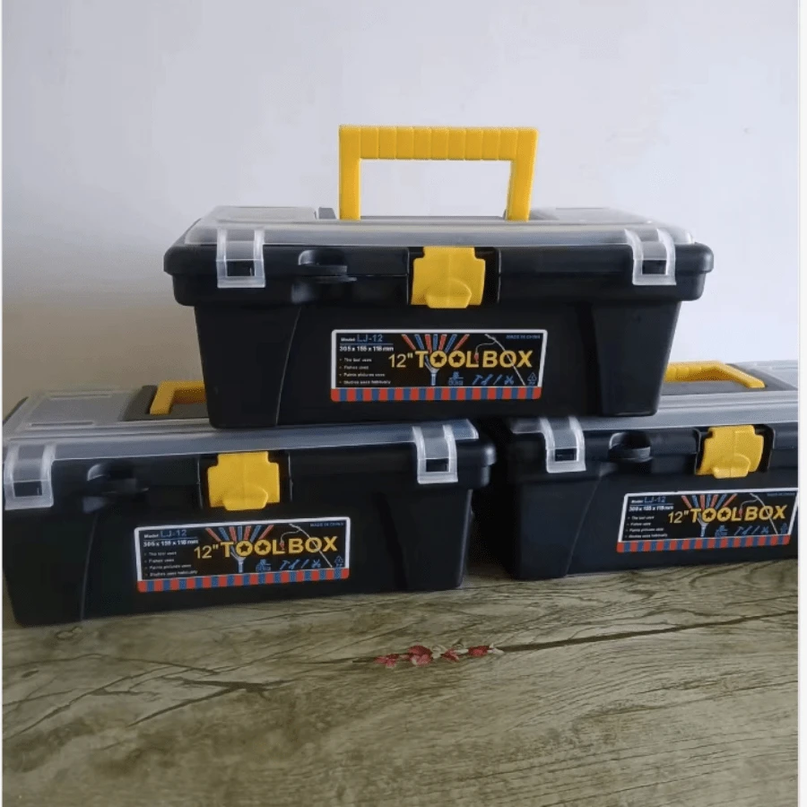 MultiFunctional Household Toolbox, Plastic Portable Tool Storage Box