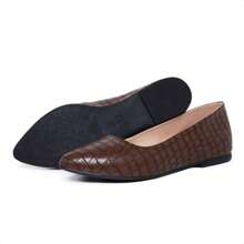 Sapatilha Café Croco Bico Fino Lançamento Confortável Exclusividade Vitória Lugo