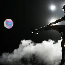 Light Up LED Football, Reflective Football Size 4 Soccer Ball, Glow In The Dark - Multicolor - View 9