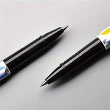 1 cái/4 cái Bút bi đen đầu 0,5mm - Bút viết thi cho học sinh - Mực than mịn - Sức chứa lớn - Mực chống thấm nước - Chất liệu nhựa - Thiết kế tiện dụng - 1 gậy - Xem 4