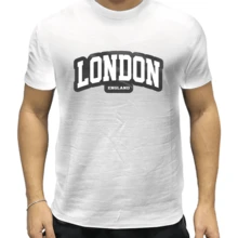 London Shirt London Stylish New Men's And Women's Fashion Premium Cotton T-Shirt - trắng - Xem 2