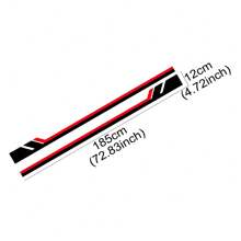 2PCS Car Creative Sticker Side Door Racing Stripes Graphics Auto Decoration Accessories For Audi A1 8X GB GBA Sportback Quattro Ego Plus TFSI E-Tron Urba