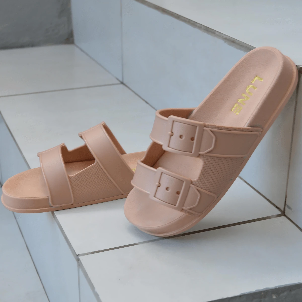 Women's Birken Orthopedic Massaging Flip Flops Unisex Women's Sandal Slide Lightweight And Comfortable - 米色 - 查看 1