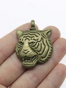 2pcs/Bag 45x34mm Tiger Charms Pendant For DIY Jewelry Making DIY Earring, Necklace, Bracelet, Keychain Making