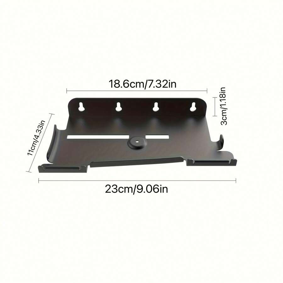 Support mural pour rangement PS5 Slim, support mural pour console de jeu et organisateur de