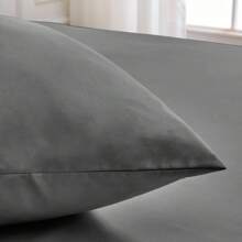 Luxurious 4PC Bed Sheet Set - Breathable, Cooling & Hotel Quality Sheets For Men And Women - Deep Pocket, Easy-Fit & Wrinkle-Free - Bed Sheet - 深灰色 - 查看 5