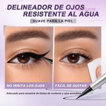 Sace Lady Liquid Eyeliner Waterproof Nib - 黑色 - 查看 5