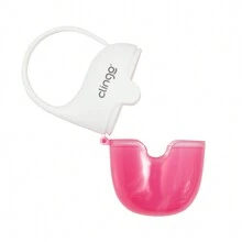 Clingo Pink Whale Pacifier Holder - 粉色 - 查看 2