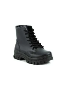 Children's Combat Boots Waterproof Luelua - màu đen - Xem 5