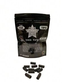 150 piezas/paquete Nuevos filtros de papel enrollados previamente, filtros de papel para cigarrillos, filtros ultrafinos de 7 mm, accesorios para fumar, regalo para fumadores, útiles escolares