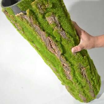 1pc DIY Wall Decoration Green Plant Bark Artificial Bark Indoor Pipe Decoration Material Artificial Moss For Water Pipe Pillar Cover