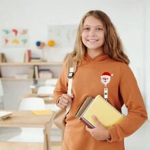1 件圣诞亚克力 - 金色洋葱闪光雪人圣诞树袜子手套伸缩夹旋转简易夹获取 ID - 送给朋友和家人的绝佳圣诞礼物！ - 彩色 - 查看 4