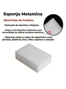 Esponja Mágica Bucha Branca Tira Mancha Esfrega