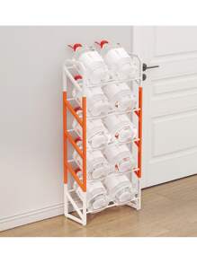 Shoe Racks 6 Pairs 14 Pairs And 10 Pairs Portable Shoe Storage Organizer Lightweight Portable Easy To Assemble - trắng - Xem 3