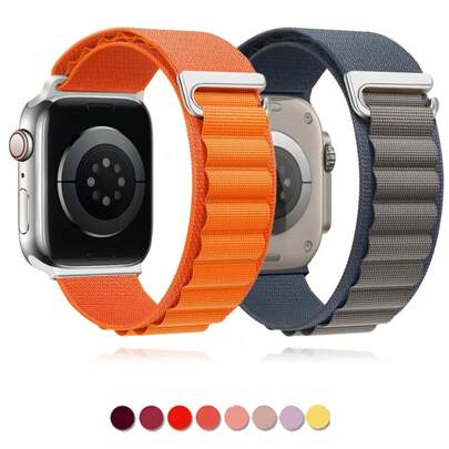 Alpine Loop Band, Compatible With 38mm 42mm 44mm 45mm 46mm 49mm 41mm 40mm Watch Bands, C-Shaped Hook Fastener Band, Suitable For Series Ultra 10/9/SE/8/7/6/5/4/3/2