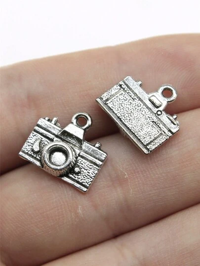 15 件/袋 15x14 毫米相机饰品适用于 DIY 耳环、项链、手链、钥匙扣制作 DIY 珠宝制作