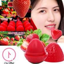 Paquete de Bálsamo Hidratante Labios De Fresa Caja 24 PCS Labiales Mágico - Rojo - Ver 1