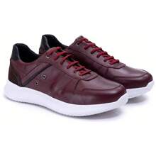 Men's Casual Sneakers Comfort And Practicality For Everyday Life - 紫紅色 - 查看 3