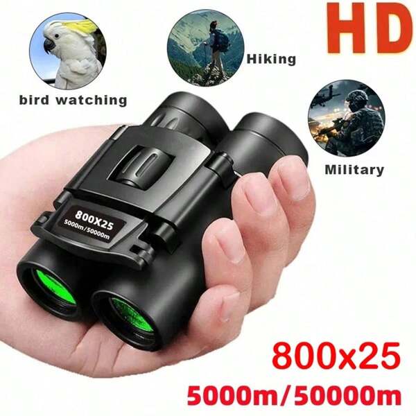 800x25 Binoculars And High-Definition Imaging, Support Smartphone Photography, Suitable For Outdoor Camping, Hunting, Observation Target
