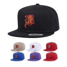1 bucată șapcă de baseball gotică B cu litera B pentru bărbați, costume de Halloween, noapte înfiorătoare, joc de baseball, baschet, potriviri de toamnă, stil sportiv, ținută anii 90, culori strălucitoare, pălărie cu boruri plate, hip-pop, căciulă ajustabilă pentru tată, ocazional, pălărie sport pentru femei și Bărbați, șapcă casual cu protecție solară pentru călătorii, petreceri și plajă, ideală pentru cadouri - culoare solidă - Vizualizare 12