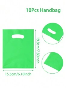 10pcs Minimalist Multi-Color Small Gift Bags, Suitable For Wedding, Birthday Party, Family Holidays Decoration, Thank You Gift Bags, Multipurpose Convenient Gift Packaging Items, Birthday Party Decor, Party Table Decor Pouches, Shopping Small Gift Packaging Bags, Birthday Kitchen Packaging Items, Birthday Decoration, Party Filler Bags - Multicolor - View 19