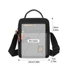 New Men's Sling Bag, Casual Contrast Color Letter Pattern Messenger Bag, Multi-Functional Oxford Cloth Water-Resistant Large Capacity Crossbody Bag Christmas Fall University Cross Body Bag Side Bag Gifts Scream Men Bag Winter Christmas Gifts Travel Holiday Thanksgiving Chest Bag Side Bags Satchel Bag Leather Bag Hobo Bag Tote Bag Holiday Essentials Camping Sling Bag Summer Back To School Shoulder Bag Vacation Bag Pack Spring School Supplies Purse Mini Bag Small Bag Sling Bag Side Bags For Men Small Bag For Men Body Bag For Men