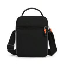 New Men's Sling Bag, Casual Contrast Color Letter Pattern Messenger Bag, Multi-Functional Oxford Cloth Water-Resistant Large Capacity Crossbody Bag Christmas Fall University Cross Body Bag Side Bag Gifts Scream Men Bag Winter Christmas Gifts Travel Holiday Thanksgiving Chest Bag Side Bags Satchel Bag Leather Bag Hobo Bag Tote Bag Holiday Essentials Camping Sling Bag Summer Back To School Shoulder Bag Vacation Bag Pack Spring School Supplies Purse Mini Bag Small Bag Sling Bag Side Bags For Men Small Bag For Men Body Bag For Men