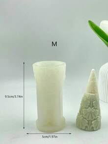 1 pieza Molde de silicona con forma de árbol de Navidad para bricolaje - Blanco - Ver 6
